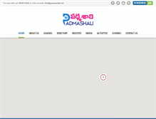 Tablet Screenshot of padmashali.net